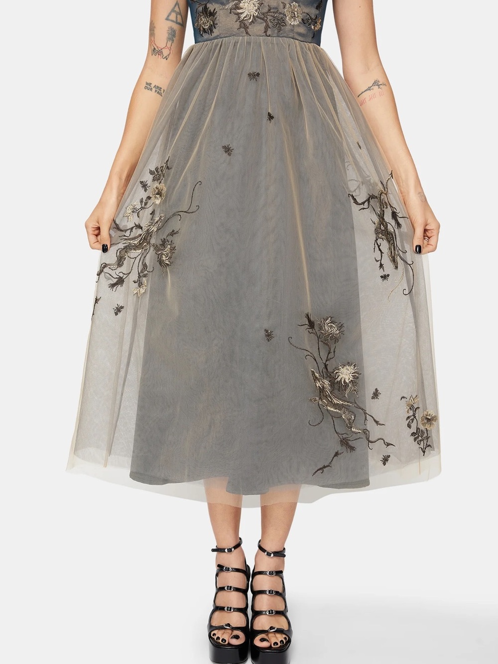 Disturbia Dragon Maxi Dress - Picture 2 of 8